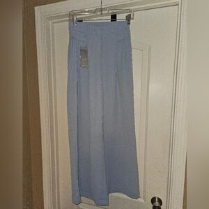 FUNYYZO Palazzo Wide Leg Dress Pants Womens High Waisted FlowyTrousers SMALL